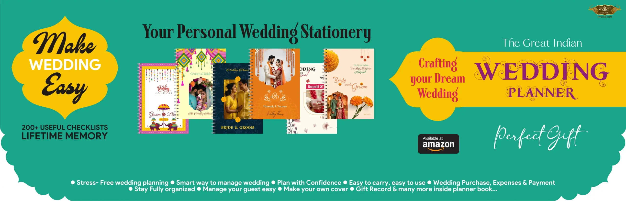 A Bride & Groom’s Best Friend: Nyouta’s Wedding Planning Book for the Perfect Indian Shaadi